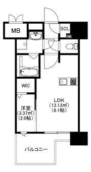 MODERN PALAZZO 博多デュオグランデWestの間取り画像