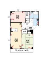 グランシャトーけやきA棟の間取り画像
