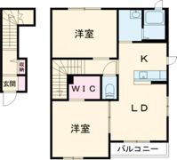 アルカディアコートⅡAの間取り画像