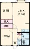 グリーンセゾンA棟の間取り画像