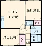 ヴェリテ（大中山）の間取り画像
