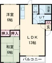 パンシオン美原の間取り画像