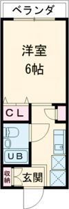 コーポサンシャインの間取り画像