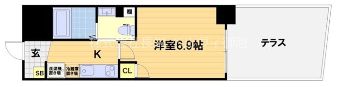 attrice太秦天神川の間取り画像
