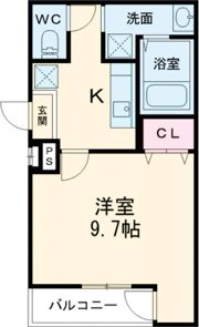 フジパレス平野公園Ⅱ番館の間取り画像