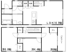 サンサージュ加納原田の間取り画像