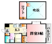ベルドミールⅠの間取り画像