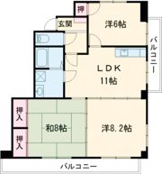 Roseの間取り画像