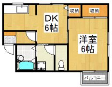 サンハイム所沢の間取り画像
