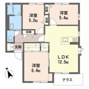 ファミーユ上宇部の間取り画像