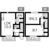 ロイヤルハイツ六番館の間取り画像