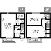 ロイヤルハイツ六番館の間取り画像