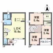 クリスタル・パーク Aの間取り画像
