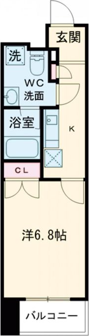 セントレイクセレブ代官町の間取り画像