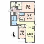メゾンマスト川もとの間取り画像