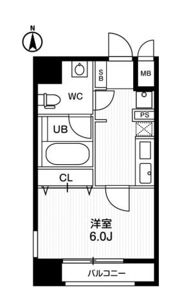 アーバンフラッツ四条西洞院の間取り画像