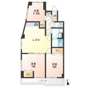 大曽ハイツの間取り画像