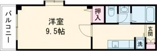 パレス河原町の間取り画像