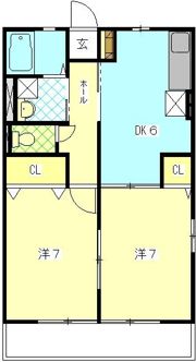 パストラルヒデ壱番館の間取り画像