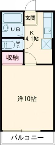 コーポ新町の間取り画像