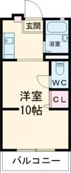 プラーフ山本通の間取り画像