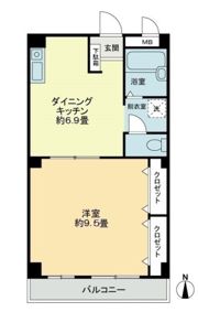 フィネス新開の間取り画像