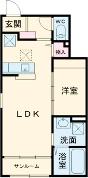 ベルコート Sの間取り画像