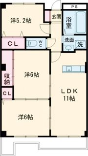 アヴニール・パレの間取り画像