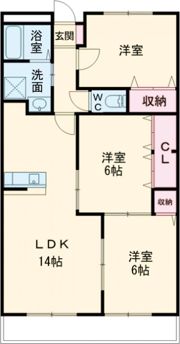 アヴニール・パレの間取り画像