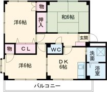 グランデージ薬師 Aの間取り画像
