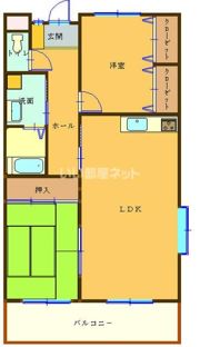 プランドール3番館の間取り画像