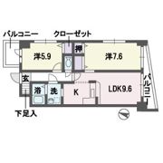 エムロード平尾の間取り画像
