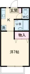 サンクス新栄 Ⅱの間取り画像