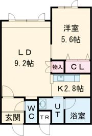 コムフォートⅡの間取り画像