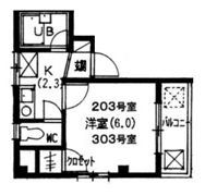カーサ滝の茶屋の間取り画像