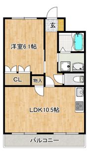 ネオレジデンス広川の間取り画像