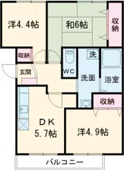 エルガーデンAの間取り画像