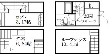 ガレット空港前Ⅱの間取り画像