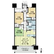 ライオンズ四日市富田ステーションステージの間取り画像