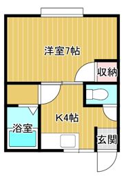 コーポラス光の間取り画像