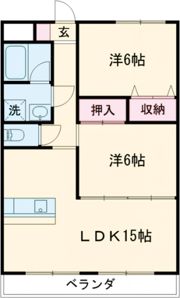 ふじ第2マンションの間取り画像