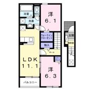 ベリッシマ Ⅰの間取り画像