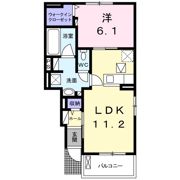 プラシード ピアッツァCの間取り画像