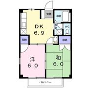 ヒルズ鳴海Bの間取り画像