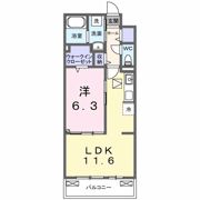 クラール 今泉の間取り画像