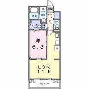 クラール 今泉の間取り画像
