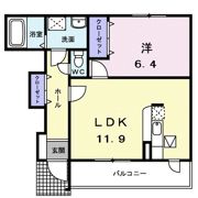 メリディオ 操山の間取り画像