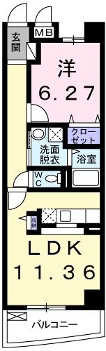 プレイン ステージの間取り画像