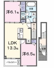 ハーモニー福知山 C棟の間取り画像