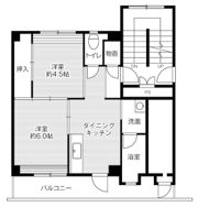 ビレッジハウス雲州平田2号棟の間取り画像